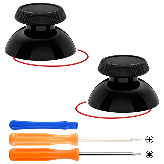 eXtremeRate Replacement Thumbsticks with Original Touch Sensing for Steam Deck LCD & OLED - Black