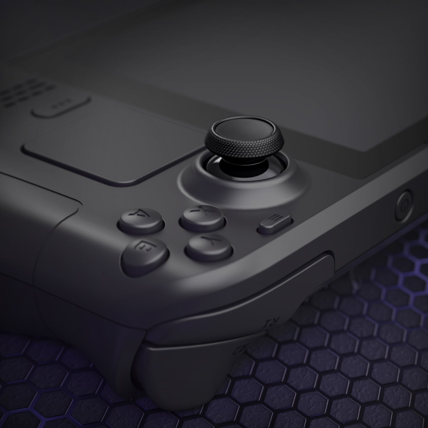 eXtremeRate Replacement Thumbsticks with Original Touch Sensing for Steam Deck LCD & OLED - Black