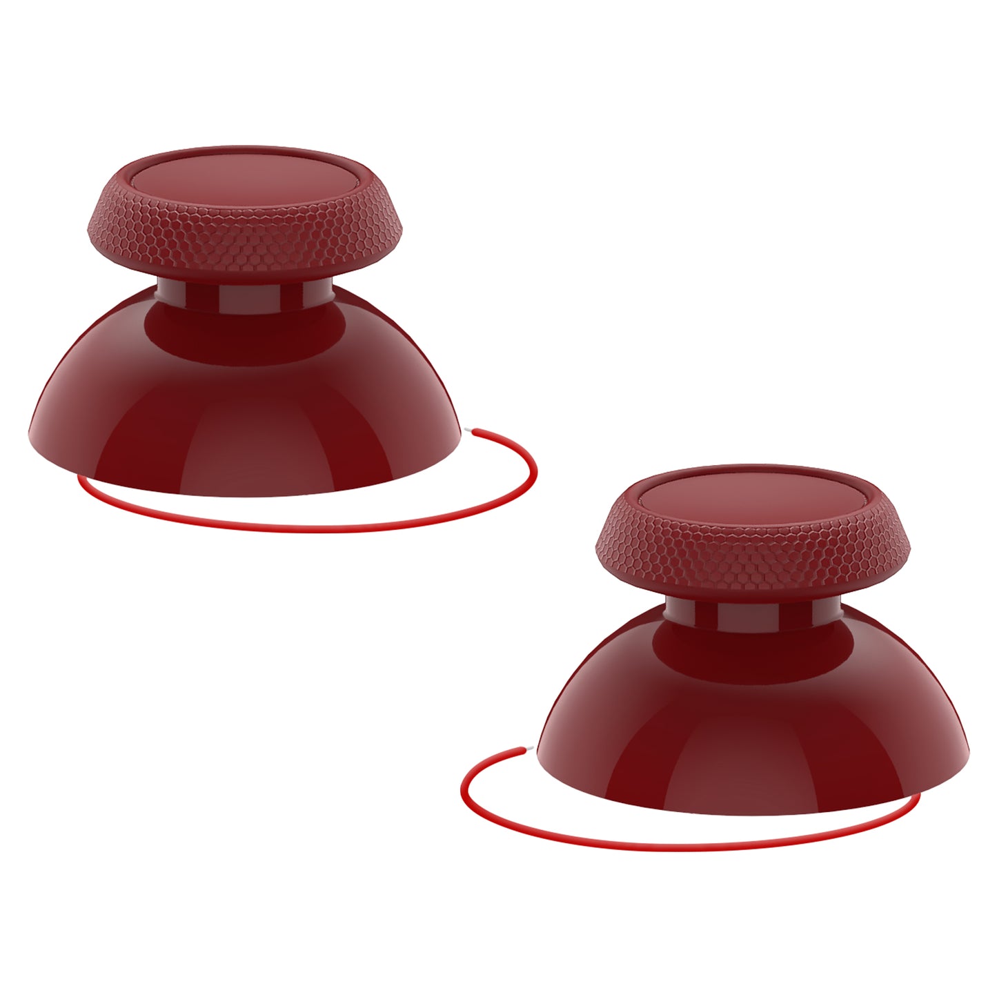 eXtremeRate Replacement Thumbsticks with Original Touch Sensing for Steam Deck LCD & OLED - Carmine Red