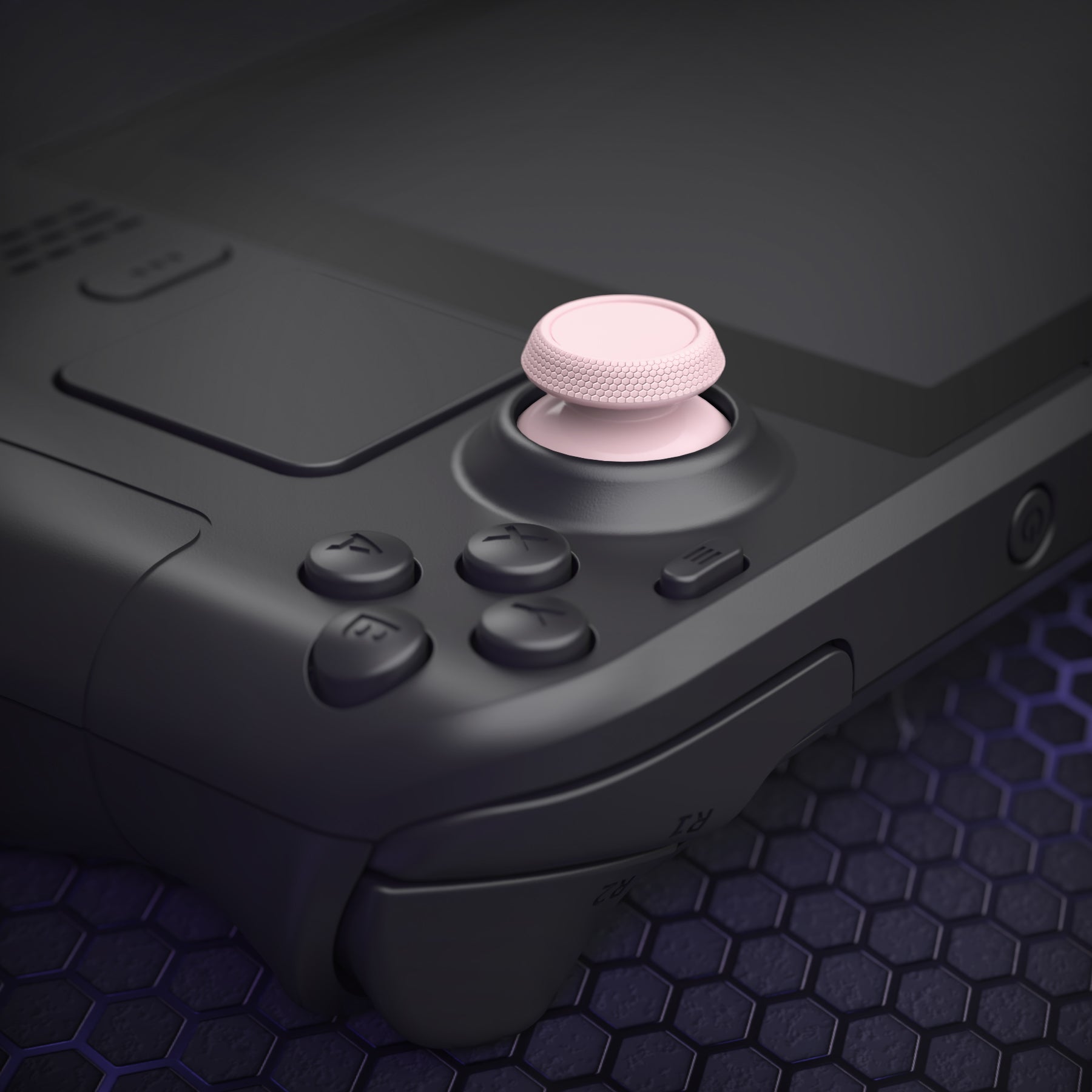 eXtremeRate Replacement Thumbsticks with Original Touch Sensing for Steam Deck LCD & OLED - Cherry Blossoms Pink eXtremeRate
