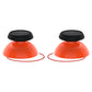 eXtremeRate Replacement Thumbsticks with Original Touch Sensing for Steam Deck LCD & OLED - Orange & Black