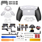 eXtremeRate SPARK Back Paddles Kit with OLED Display & Clicky Trigger Stops & Ergonomic Grips for PS5 Controller BDM-010/020 - Rubberized White & Black