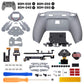 eXtremeRate SPARK Back Paddles Kit with OLED Display & Clicky Trigger Stops & Ergonomic Grips for PS5 Controller BDM-030/040/050/060 - Rubberized Gray & New Hope Gray