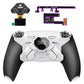eXtremeRate SPARK Back Paddles Kit with OLED Display & Clicky Trigger Stops & Ergonomic Grips for PS5 Controller BDM-030/040/050/060 - Rubberized White & Black
