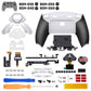 eXtremeRate SPARK Back Paddles Kit with OLED Display & Clicky Trigger Stops & Ergonomic Grips for PS5 Controller BDM-030/040/050/060 - Rubberized White & Black