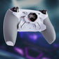 eXtremeRate SPARK Back Paddles Kit with OLED Display & Clicky Trigger Stops & Ergonomic Grips for PS5 Controller BDM-030/040/050/060 - Rubberized White & Gray