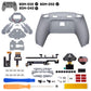 eXtremeRate SPARK Back Paddles Kit with OLED Display & Clicky Trigger Stops & Ergonomic Grips for PS5 Controller BDM-030/040/050 - Rubberized Gray & New Hope Gray