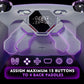 eXtremeRate SPARK Back Paddles Kit with OLED Display & Clicky Trigger Stops & Ergonomic Grips for PS5 Controller BDM-030/040/050/060 - Rubberized New Hope Gray & Classic Gray
