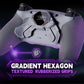 eXtremeRate SPARK Back Paddles Kit with OLED Display & Clicky Trigger Stops & Ergonomic Grips for PS5 Controller BDM-030/040/050/060 - Rubberized New Hope Gray & Classic Gray