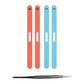 eXtremeRate Side Rail Slot Sticker for Nintendo Switch 2 Console - Blue & Orange