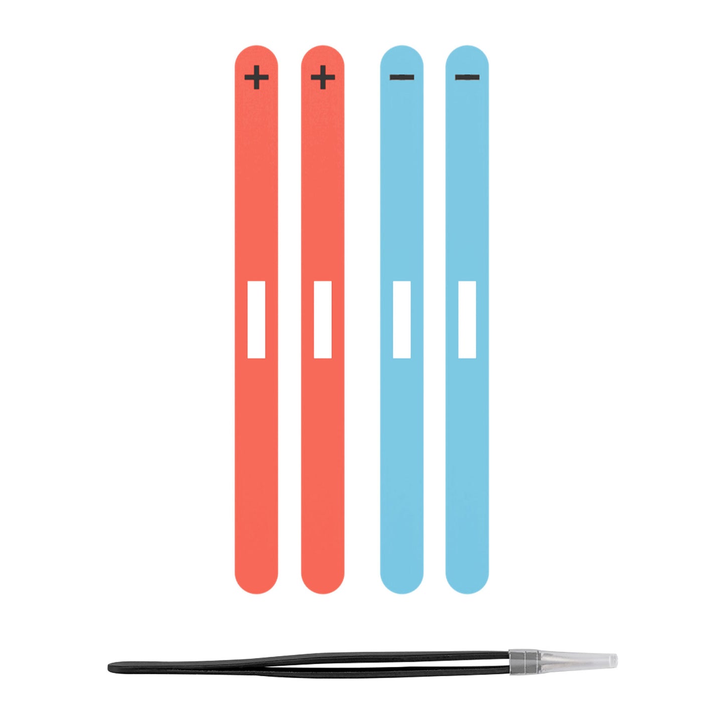 eXtremeRate Side Rail Slot Sticker for Nintendo Switch 2 Console - Blue & Orange