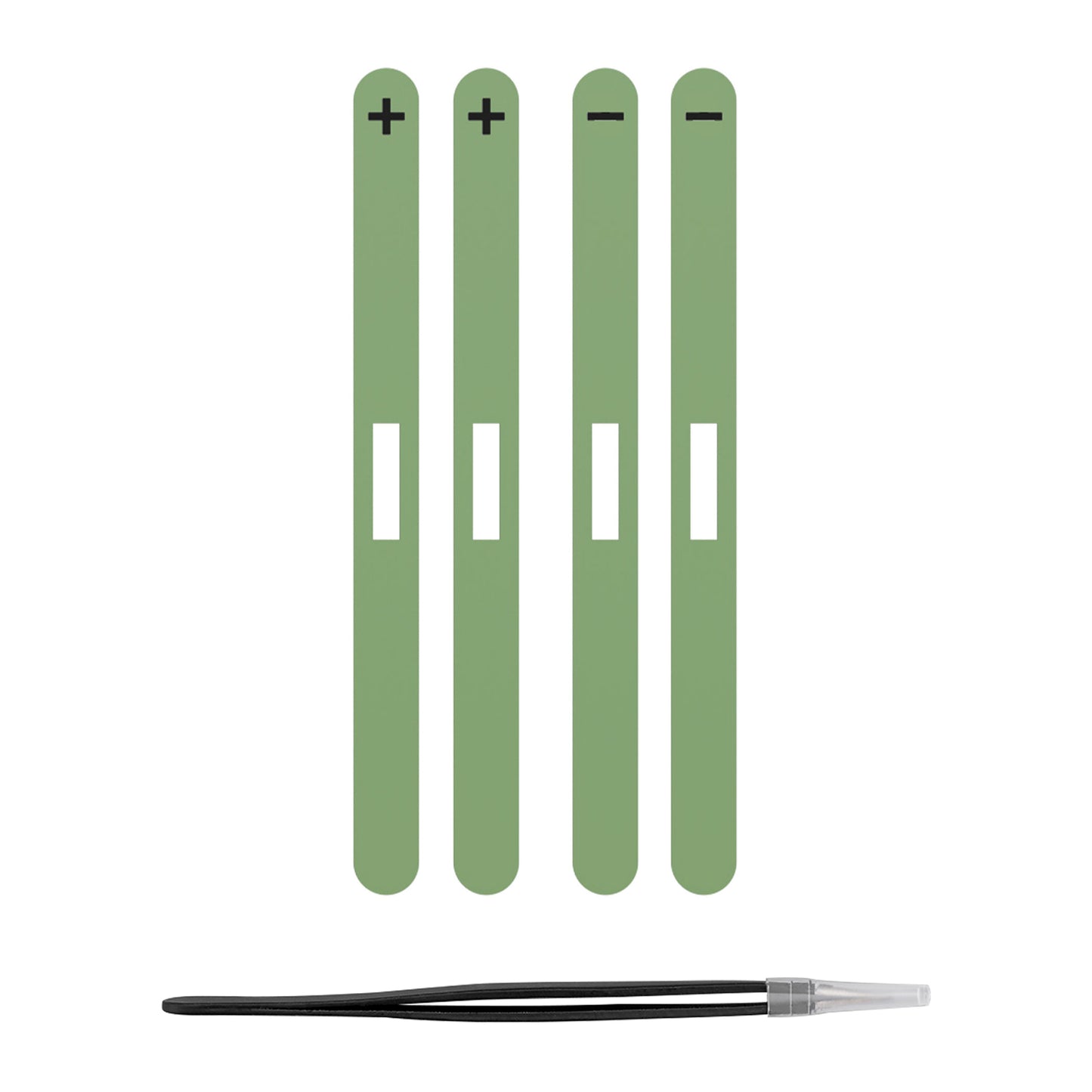 eXtremeRate Side Rail Slot Sticker for Nintendo Switch 2 Console - Matcha Green