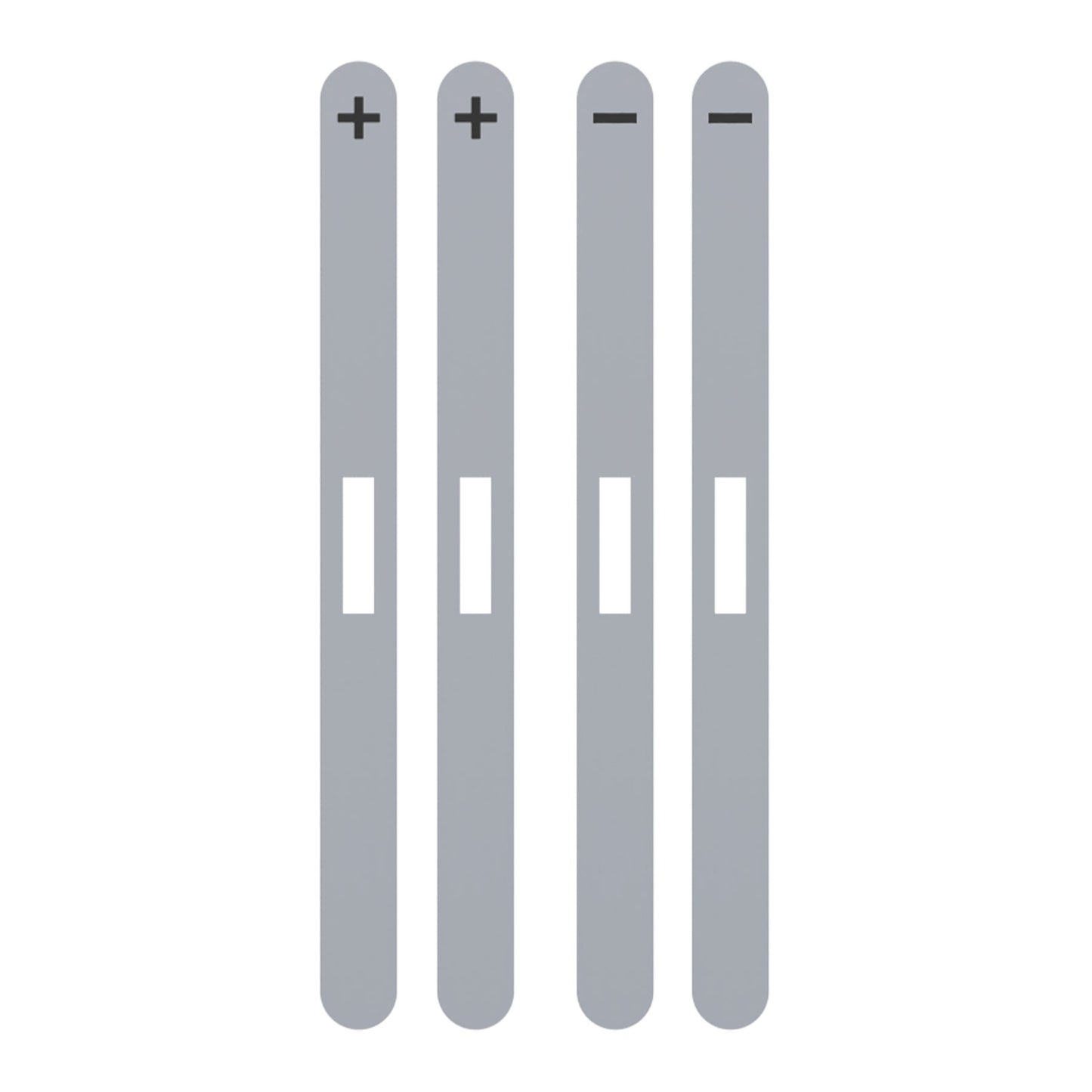 eXtremeRate Side Rail Slot Sticker for Nintendo Switch 2 Console - New Hope Gray