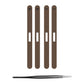 eXtremeRate Side Rail Slot Sticker for Nintendo Switch 2 Console - Wood Grain Brown