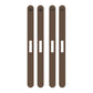 eXtremeRate Side Rail Slot Sticker for Nintendo Switch 2 Console - Wood Grain Brown