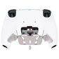 eXtremeRate Silver Real Metal Buttons (RMB) Version RISE4 V3 Remap Kit for PS5 Controller BDM-030/040/050 - White