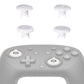 eXtremeRate ThumbsGear Interchangeable Ergonomic Thumbsticks for Nintendo Switch 2 Pro Controller - White
