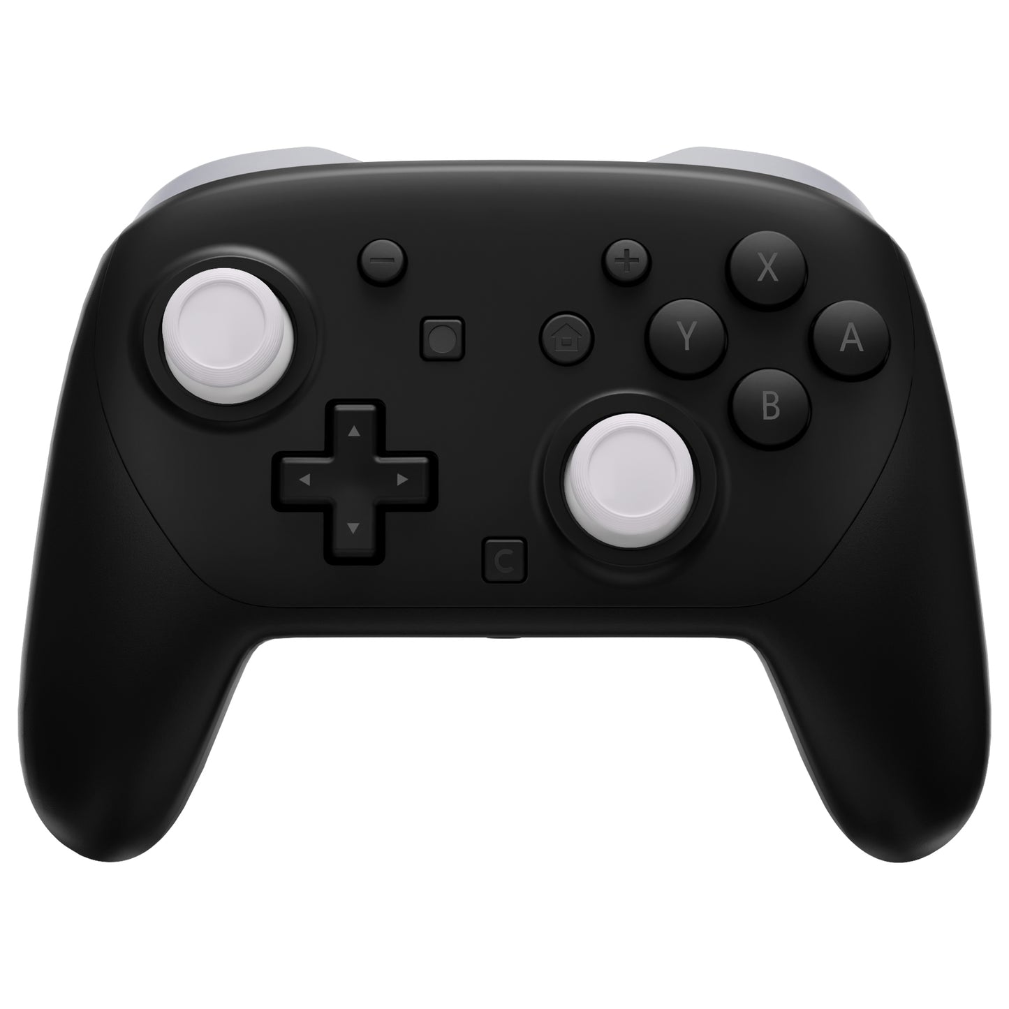 eXtremeRate ThumbsGear Interchangeable Ergonomic Thumbsticks for Nintendo Switch 2 Pro Controller - White