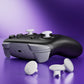 eXtremeRate ThumbsGear Interchangeable Ergonomic Thumbsticks for Nintendo Switch 2 Pro Controller - White