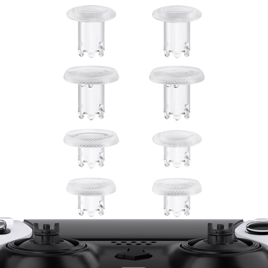 eXtremeRate ThumbsGear Interchangeable Thumbsticks for PS5 Edge Controller HMB-010 & HMB-020 - Clear