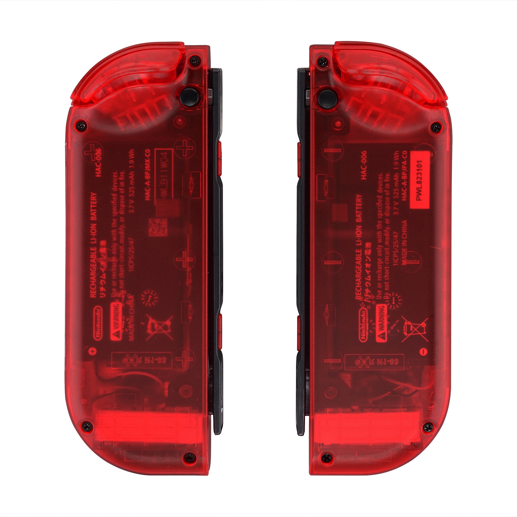 eXtremeRateTransparentClearRed