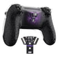 eXtremeRate Type-C Version Replacement Bottom Shell Compatible with PS4 Controller JDM-040/050/055 Models - Textured Black