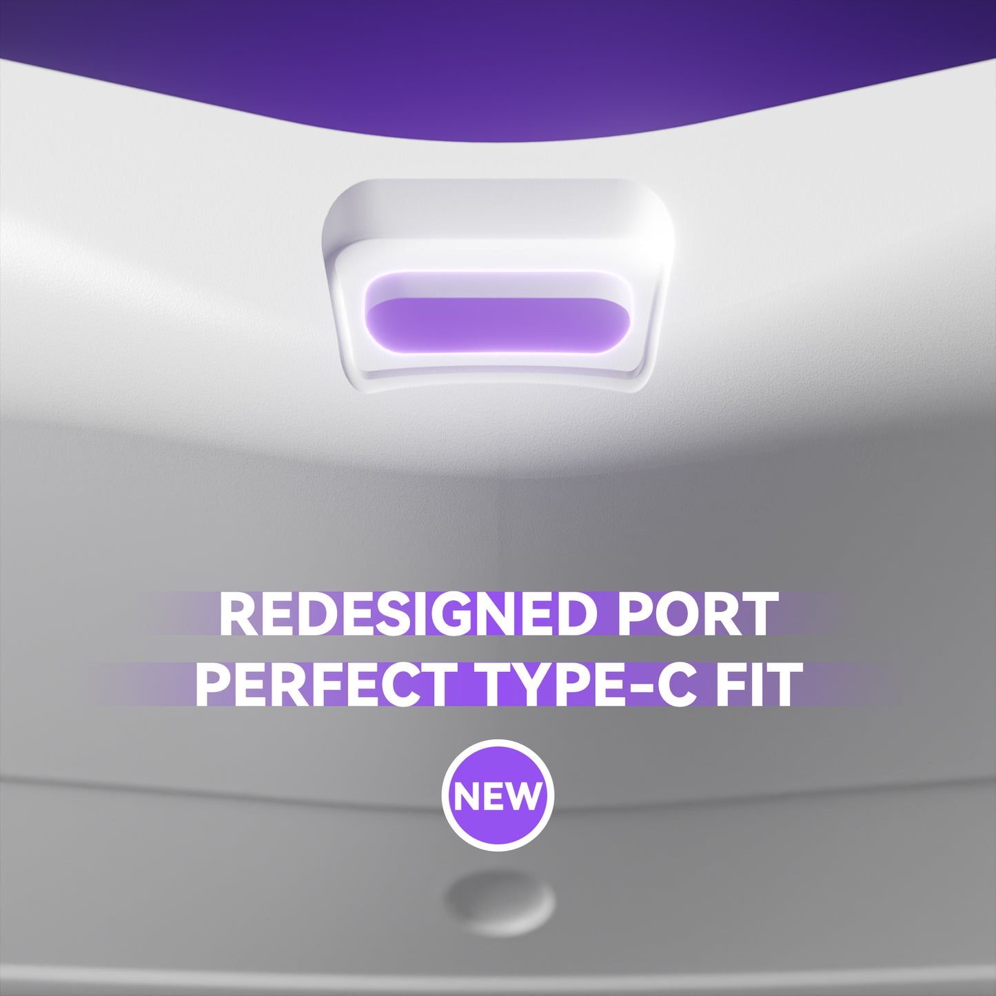 eXtremeRate Type-C Version Replacement Bottom Shell Compatible with PS4 Controller JDM-040/050/055 Models - White