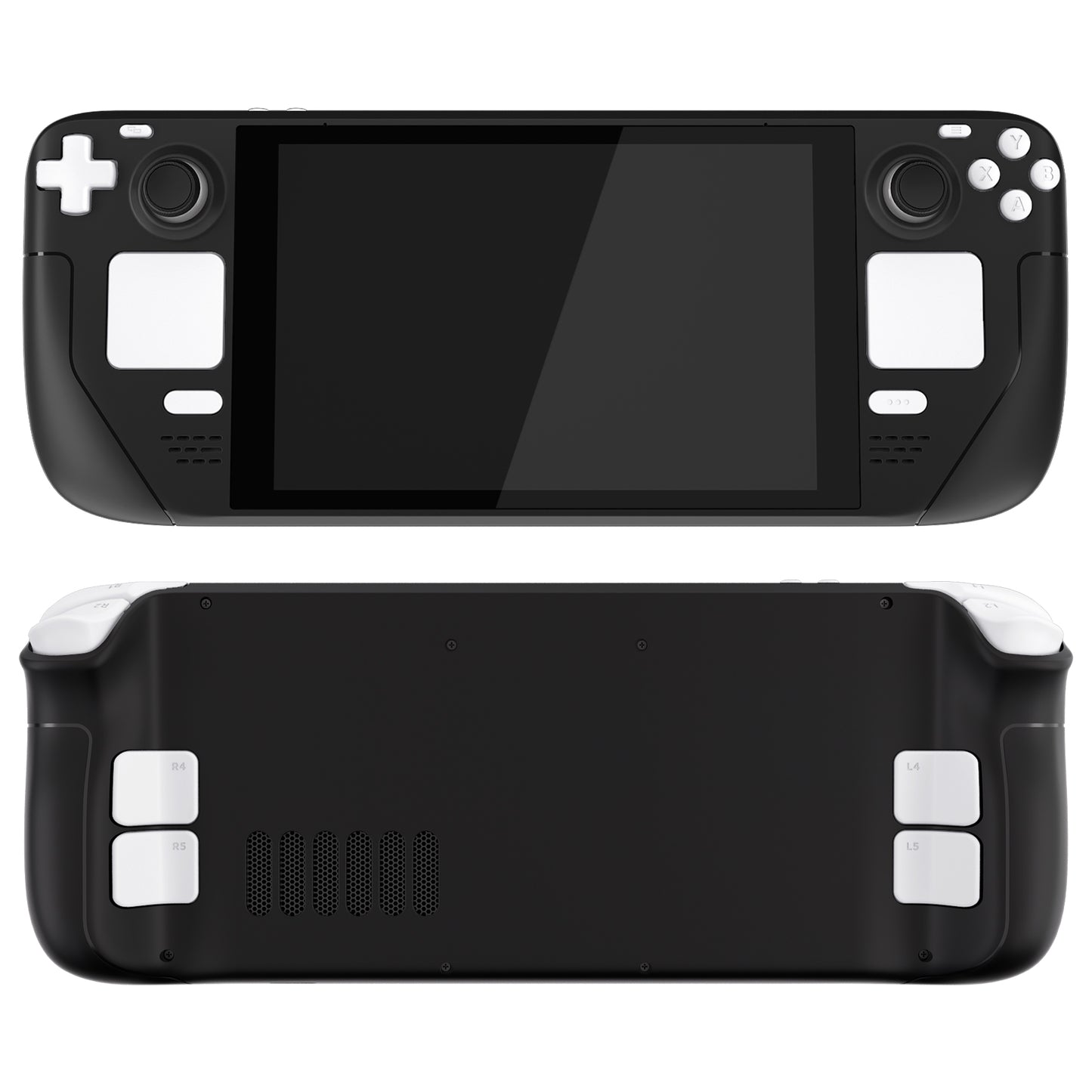 eXtremeRate Retail White Replacement Full Set Buttons for Steam Deck Console - JESDP001