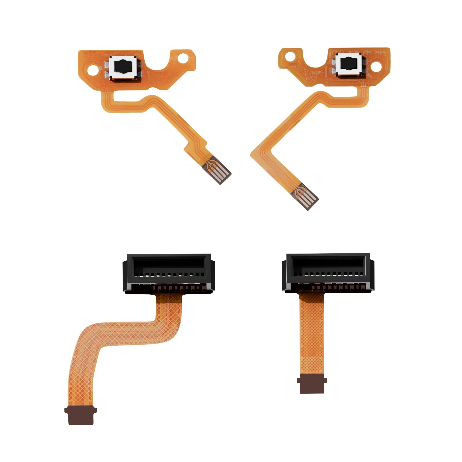 eXtremeRate ZL ZR Buttons Replacement Tactile Switches Ribbon Flex Cable Repair Parts for Nintendo Switch 2 Joycon eXtremeRate