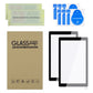 eXtremeRate 2 Pack Anti-Scratch Transparent HD Tempered Glass Screen Protector for Nintendo Switch Lite - Black Border