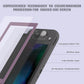 eXtremeRate 2 Pack Anti-Scratch Transparent HD Tempered Glass Screen Protector for Nintendo Switch Lite - Dark Grayish Violet Border