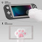 eXtremeRate 2 Pack Anti-Scratch Transparent HD Tempered Glass Screen Protector for Nintendo Switch Lite - Fleeting Gray Border