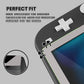 eXtremeRate 2 Pack Anti-Scratch Transparent HD Tempered Glass Screen Protector for Nintendo Switch Lite - Fleeting Gray Border