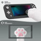 eXtremeRate 2 Pack Anti-Scratch Transparent HD Tempered Glass Screen Protector for Nintendo Switch Lite - Gray Border