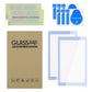 eXtremeRate 2 Pack Anti-Scratch Transparent HD Tempered Glass Screen Protector for Nintendo Switch Lite - Light Violet Border