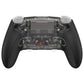 eXtremeRate Beyond-ARC Bottom Shell Kit with Rubberised Grip for PS5 Edge Controller - Clear & Black