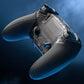 eXtremeRate Beyond-ARC Bottom Shell Kit with Rubberised Grip for PS5 Edge Controller - Clear & Black