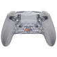 eXtremeRate Beyond-ARC Bottom Shell Kit with Rubberised Grip for PS5 Edge Controller - Clear & Gray