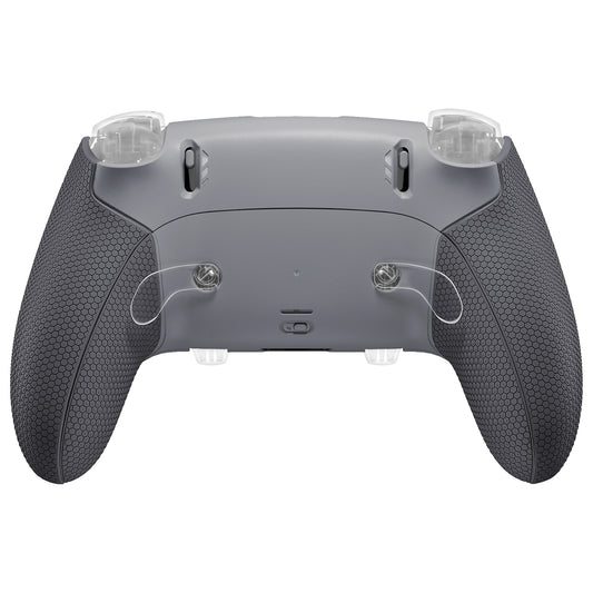 eXtremeRate Beyond-ARC Bottom Shell Kit with Rubberised Grip for PS5 Edge Controller - New Hope Gray & Classic Gray