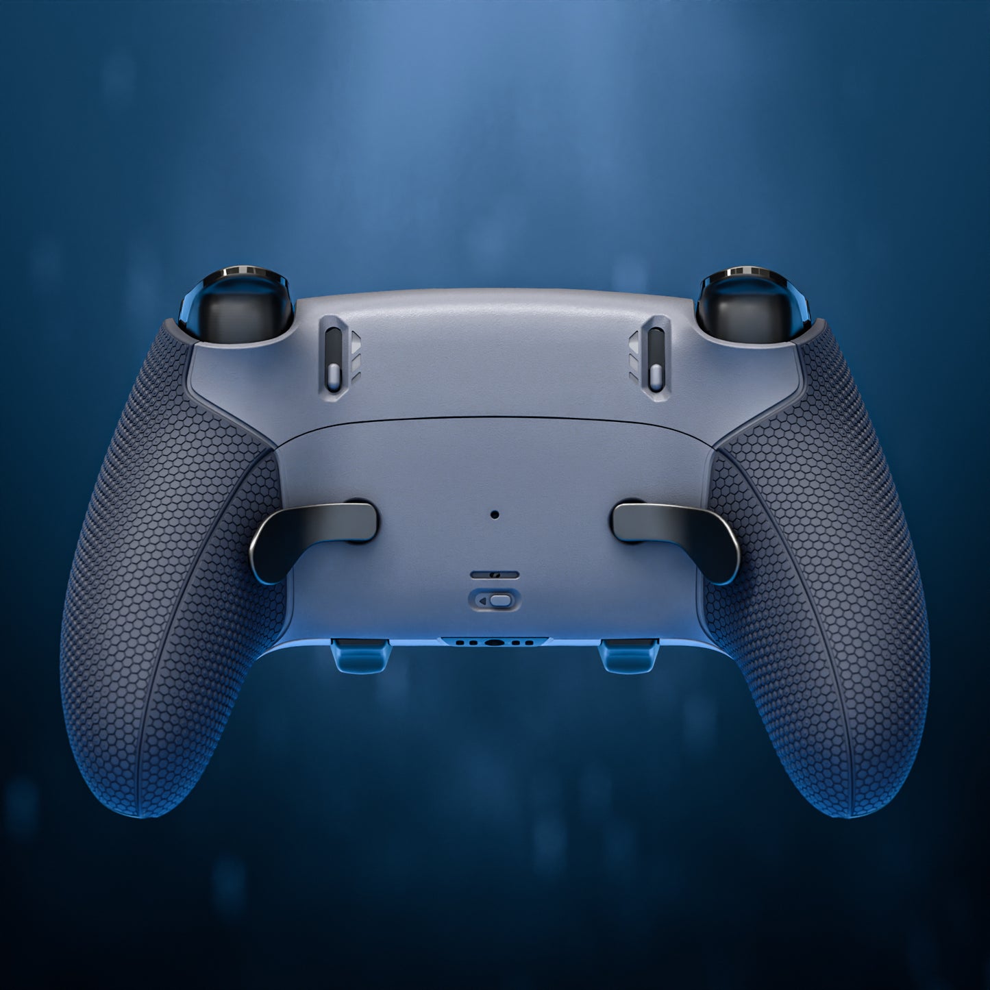 eXtremeRate Beyond-ARC Bottom Shell Kit with Rubberised Grip for PS5 Edge Controller - New Hope Gray & Classic Gray