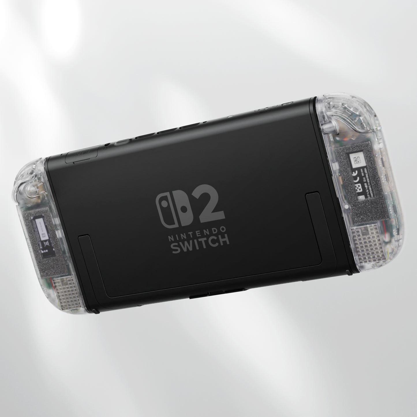 eXtremeRate D-Pad Version Replacement Full Set Shell Case with Buttons for Joycon 2 of Nintendo Switch 2 - Deluxe Version - Clear