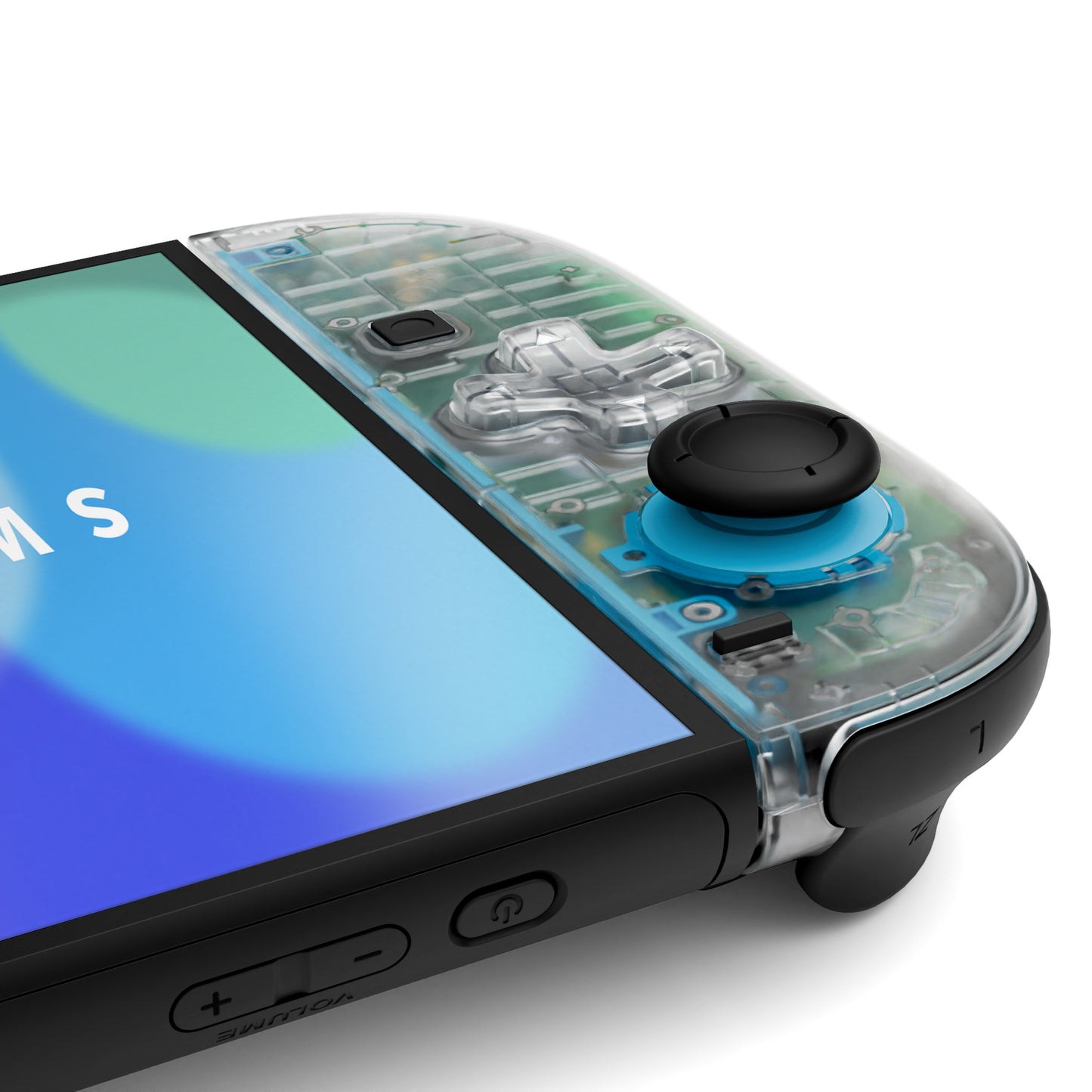 eXtremeRate D-Pad Version Replacement Full Set Shell Case with Buttons for Joycon 2 of Nintendo Switch 2 - Essence Version - Clear