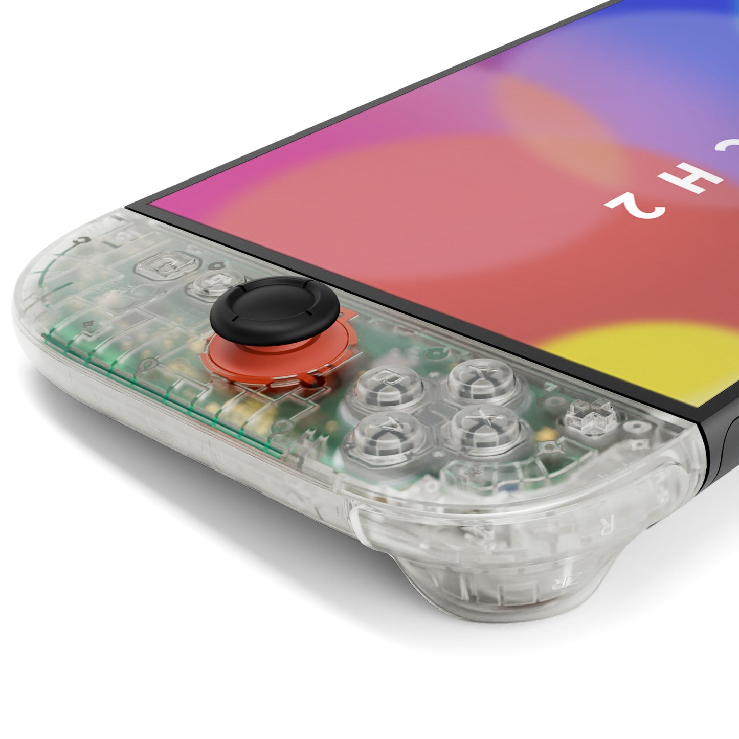 eXtremeRate DIY Replacement Full Set Shell Case with Buttons for Joycon 2 of Nintendo Switch 2 - Deluxe Version - Glow in Dark - Green