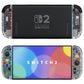 eXtremeRate DIY Replacement Full Set Shell Case with Buttons for Joycon 2 of Nintendo Switch 2 - Essence Version - Clear