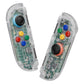 eXtremeRate DIY Replacement Full Set Shells with Buttons for Nintendo Switch 2 - Deluxe Version - Clear