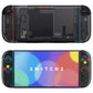 eXtremeRate DIY Replacement Full Set Shells with Buttons for Nintendo Switch 2 - Essence Version - Clear Slate Black