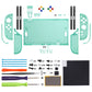 eXtremeRate DIY Replacement Full Set Shells with Buttons for Nintendo Switch 2 - Essence Version - Emerald Green
