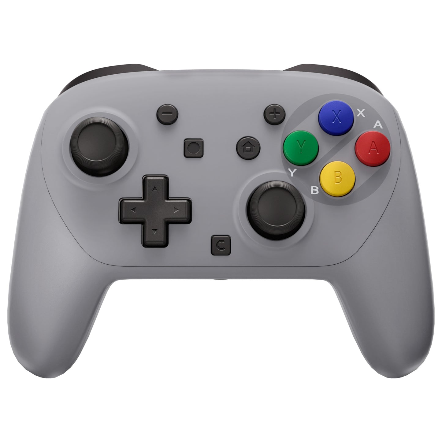 eXtremeRate DIY Replacement Full Set Shells with Buttons for Nintendo Switch 2 Pro Controller - SFC SNES Classic EU