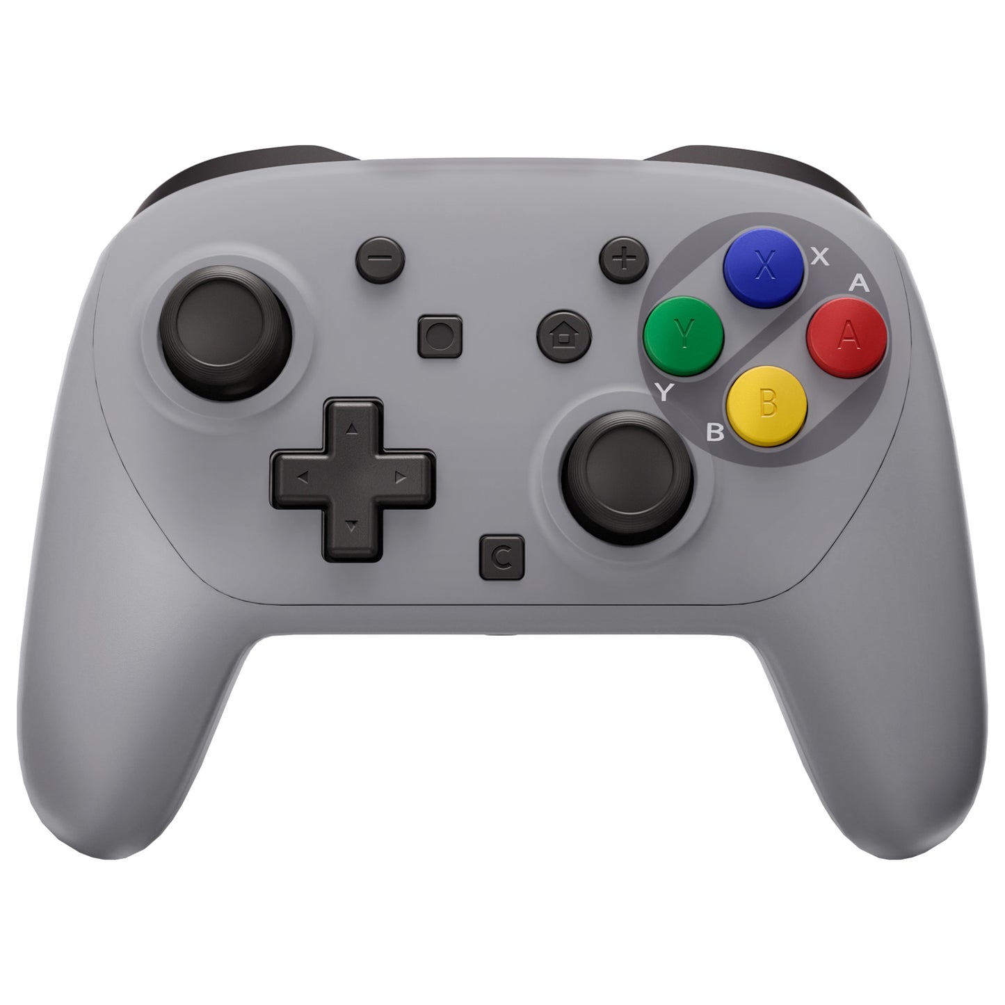 eXtremeRate DIY Replacement Full Set Shells with Buttons for Nintendo Switch 2 Pro Controller - SFC SNES Classic EU