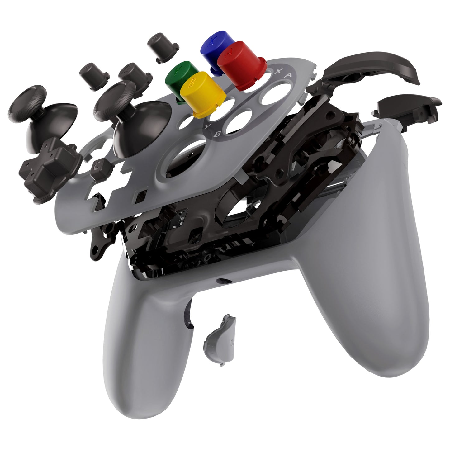 eXtremeRate DIY Replacement Full Set Shells with Buttons for Nintendo Switch 2 Pro Controller - SFC SNES Classic EU